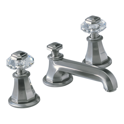 THG Paris Tradition Crystal Widespread Lavatory Set with Drain by THG Paris