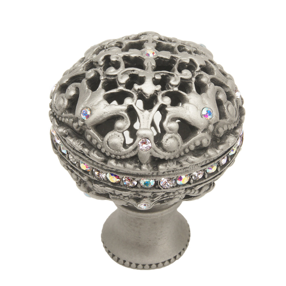 Carpe Diem Juliane Grace Large Full Round Knob - Decorated with Swarovski Crystals
