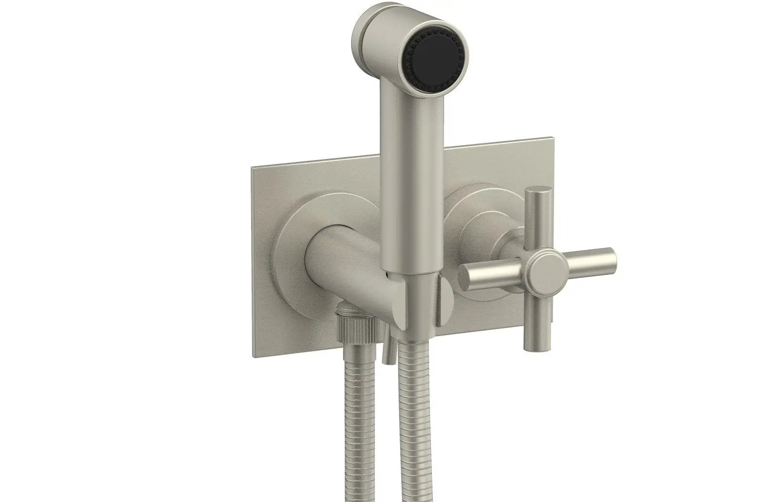 Phylrich BASIC Wall Mounted Bidet, Tubular Cross Handle by Phylrich