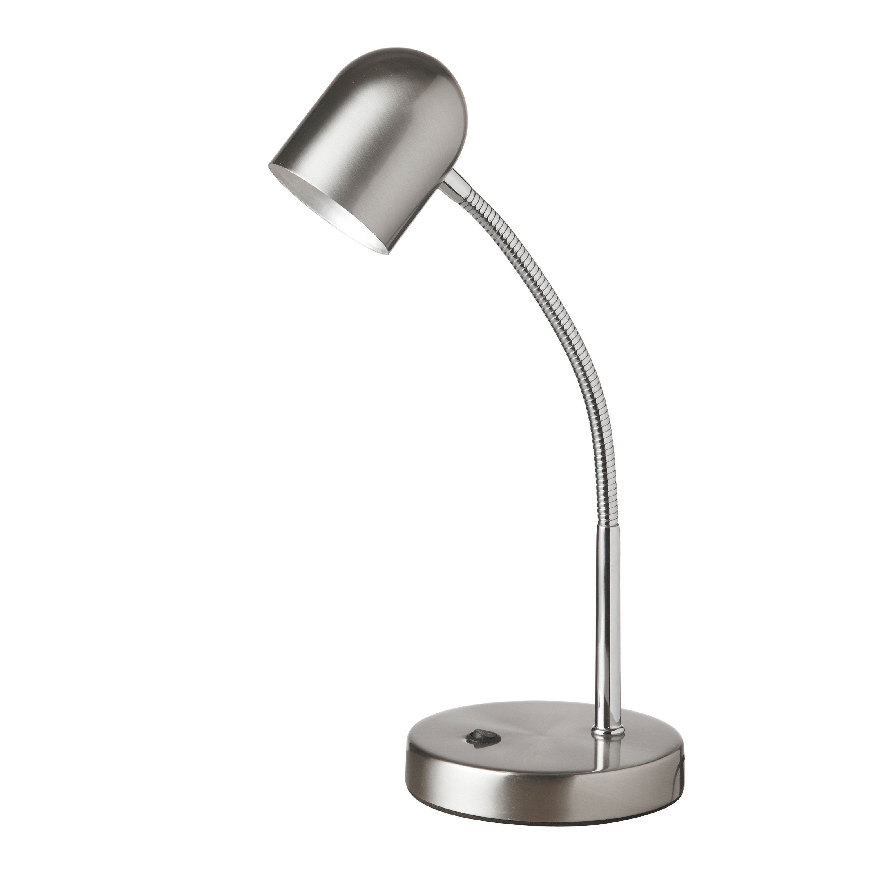 satin chrome desk lamp