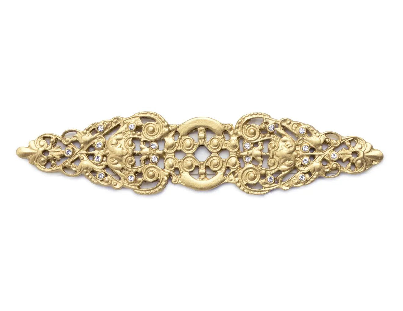 Carpe Diem Juliane Grace Elongated Back Plate - Decorated with Swarovski Crystals by Carpe Diem