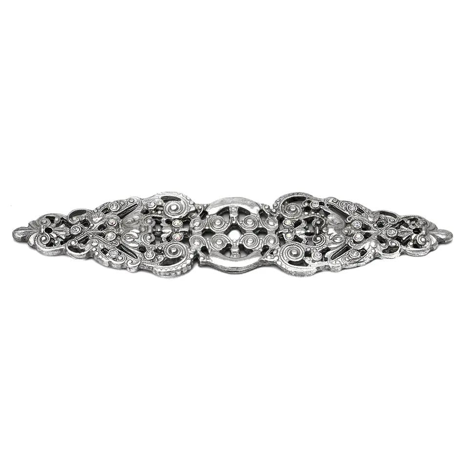 Carpe Diem Juliane Grace Elongated Back Plate - Decorated with Swarovski Crystals by Carpe Diem