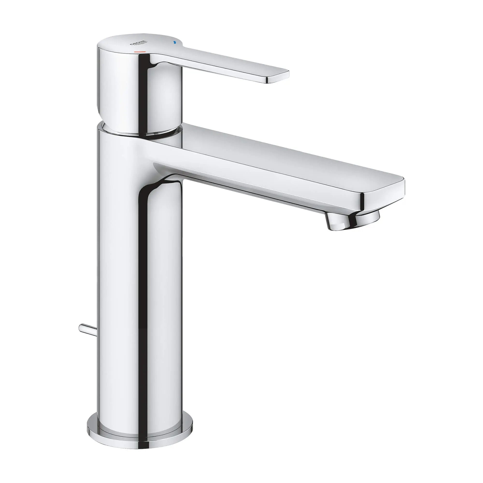 chrome bathroom faucet