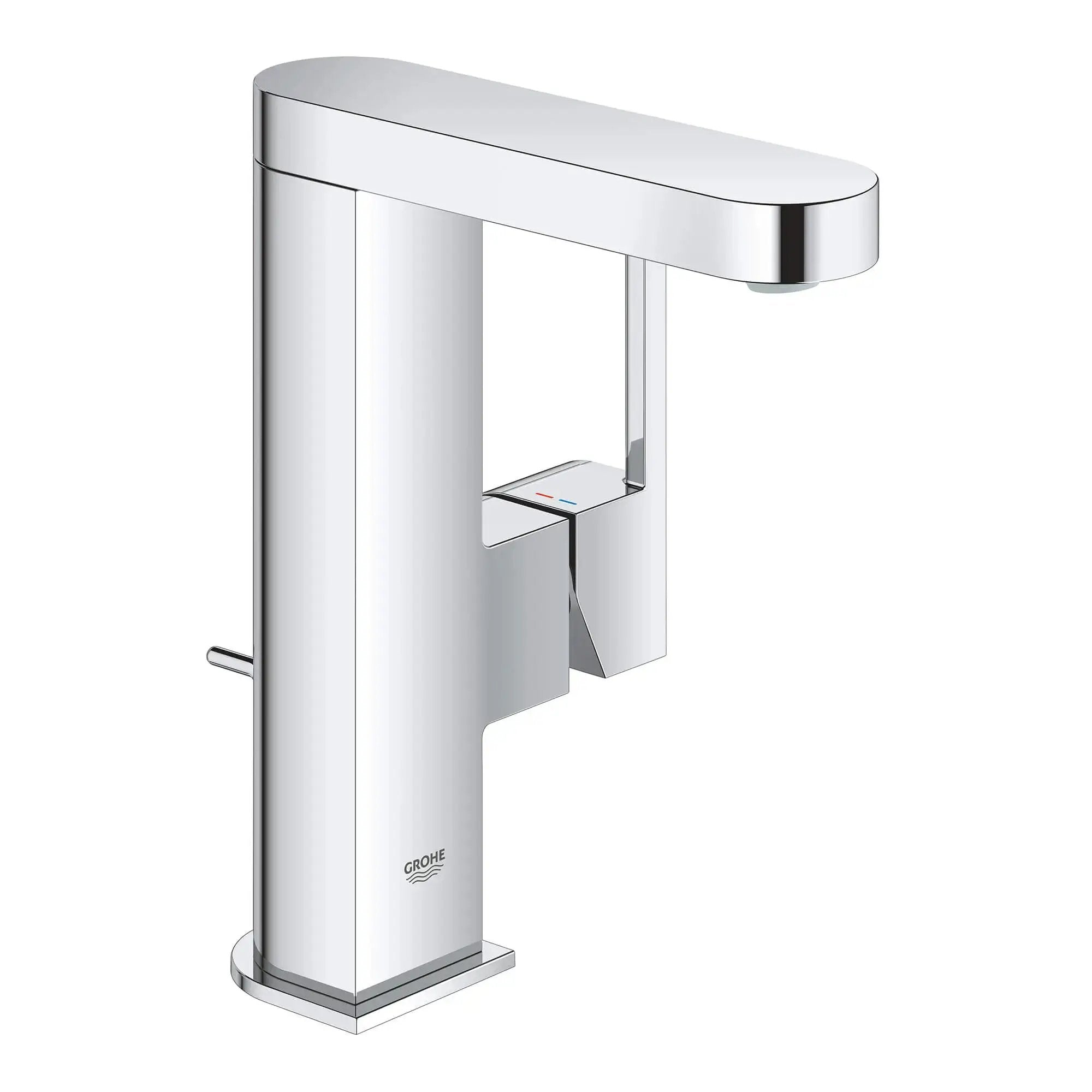 chrome bathroom faucet