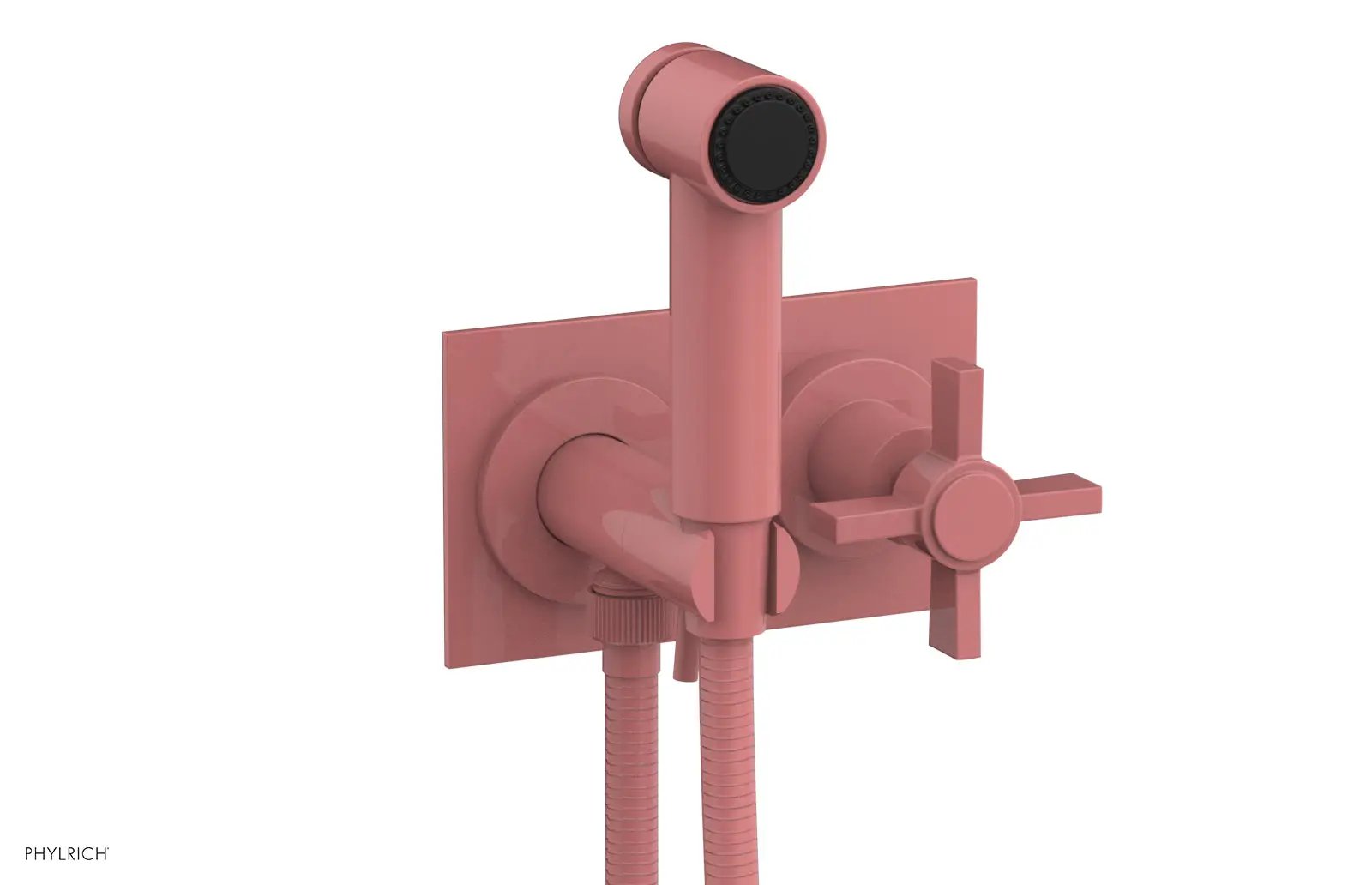 Phylrich BASIC Wall Mounted Bidet, Blade Cross Handle by Phylrich