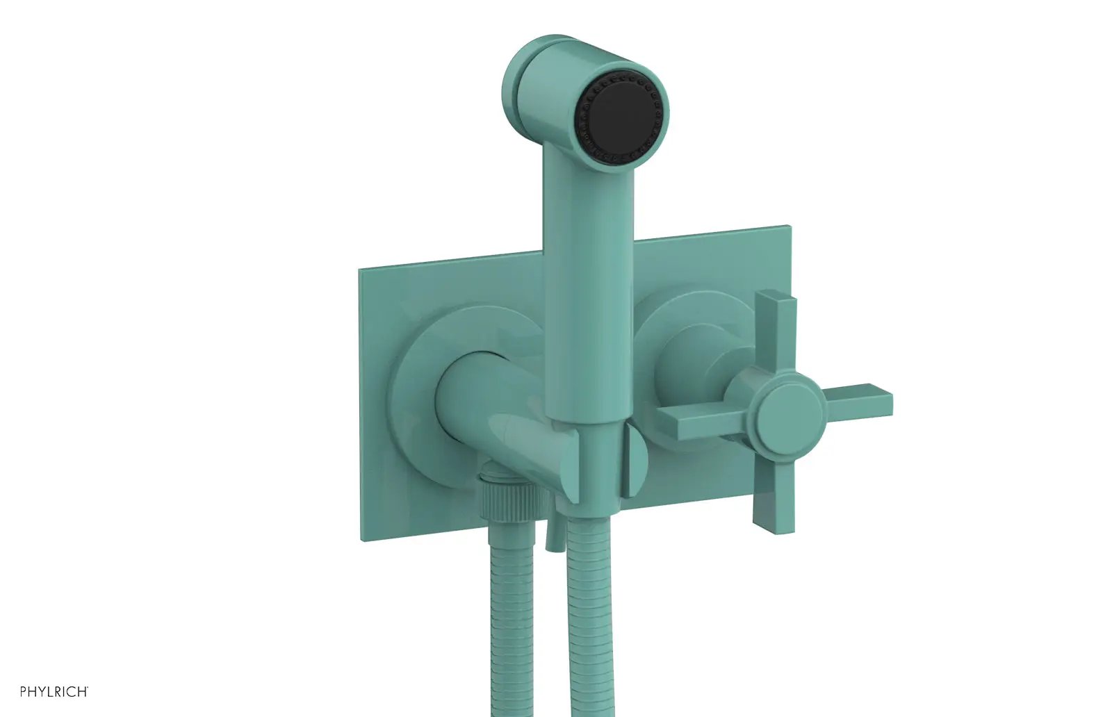 Phylrich BASIC Wall Mounted Bidet, Blade Cross Handle by Phylrich