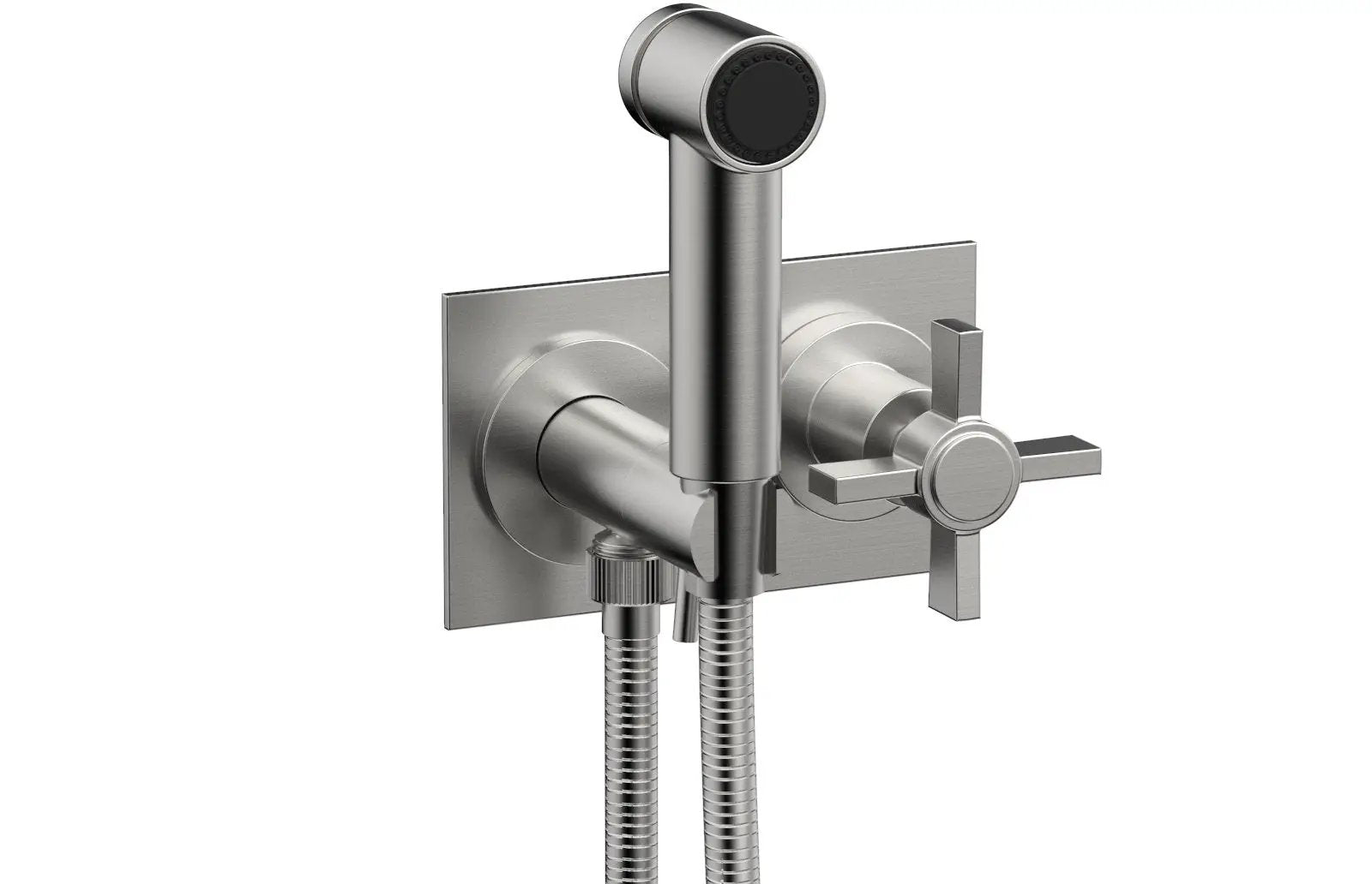 Phylrich BASIC Wall Mounted Bidet, Blade Cross Handle by Phylrich