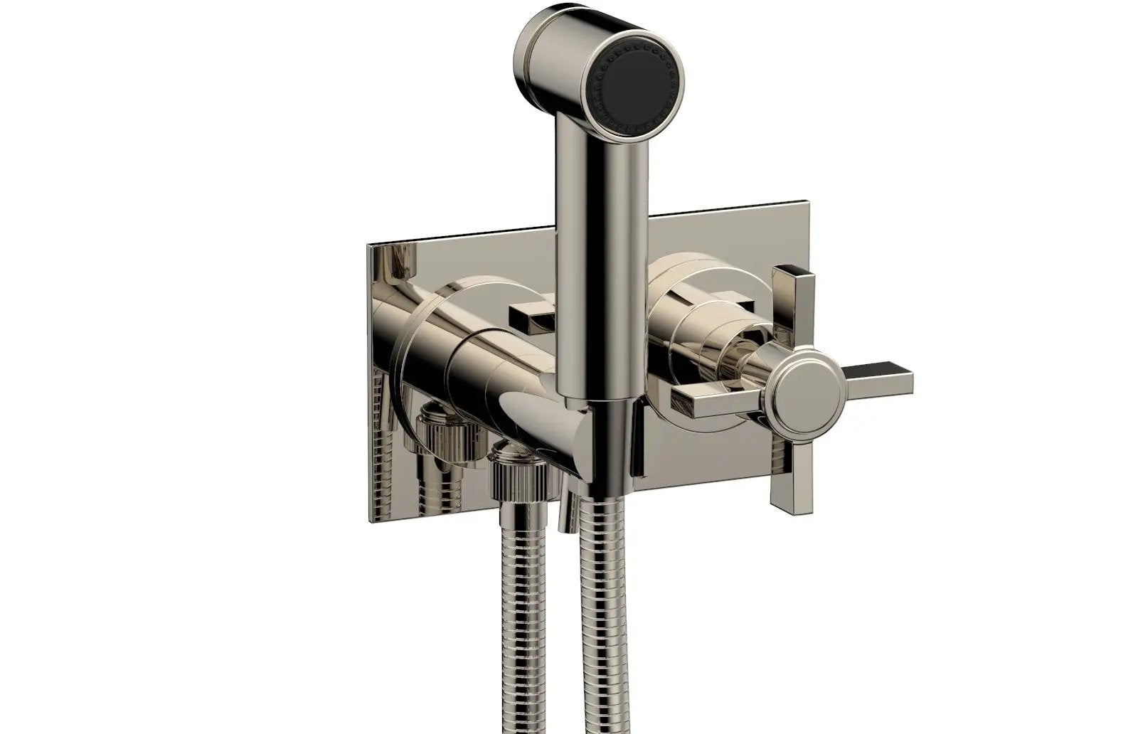 Phylrich BASIC Wall Mounted Bidet, Blade Cross Handle by Phylrich