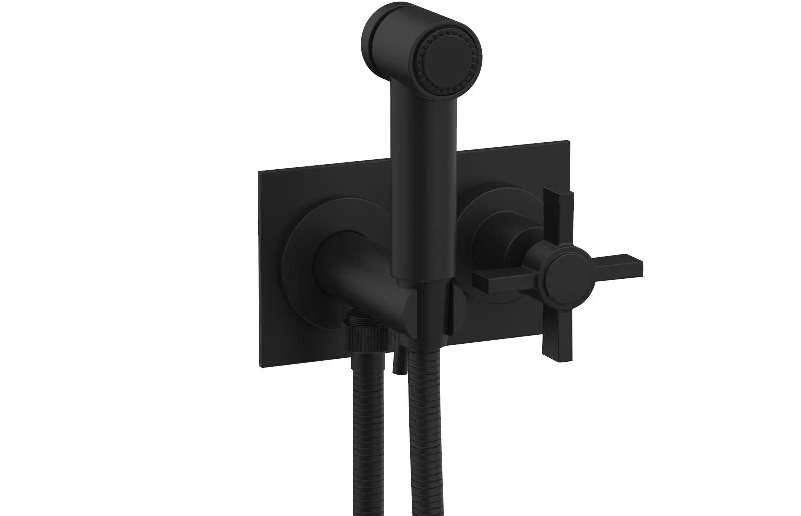 Phylrich BASIC Wall Mounted Bidet, Blade Cross Handle by Phylrich