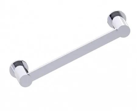 polished chrome towel bar