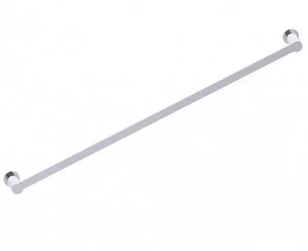 polished chrome towel bar