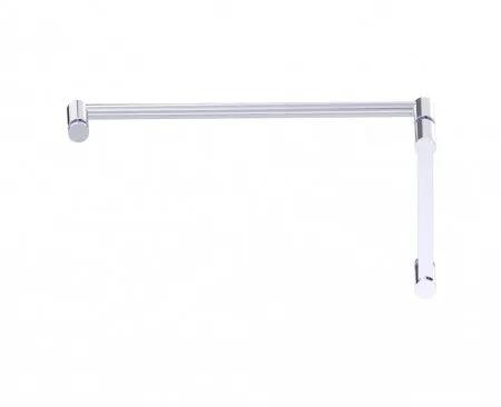 polished chrome door handle