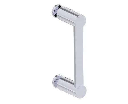 polished chrome door handle
