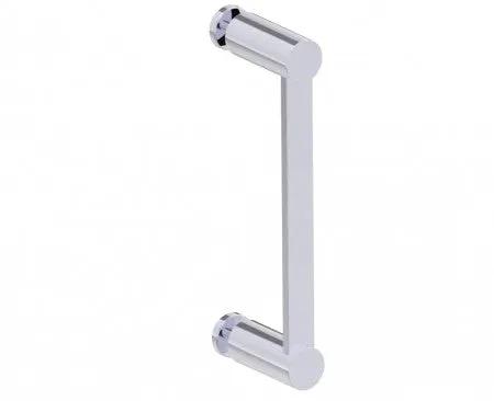 polished chrome door handle