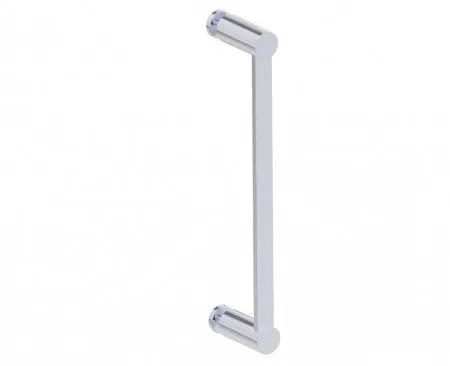 polished chrome door handle