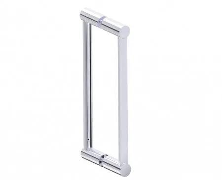polished chrome door handle
