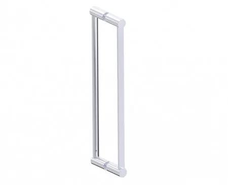 polished chrome door handle
