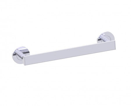 polished chrome grab bar