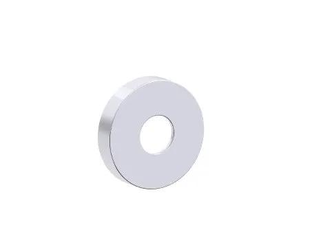 polished chrome rosette