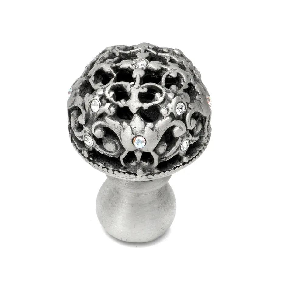 Carpe Diem Juliane Grace Medium Full Round Knob - Decorated with Swarovski Crystals by Carpe Diem