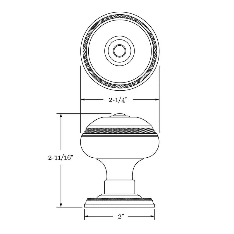 interior knob set