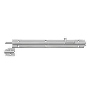 brushed stainless barrel bolt
