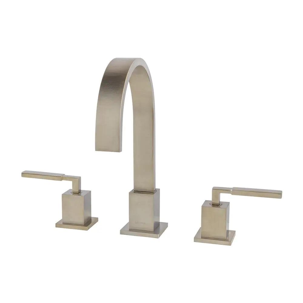 Lacava Kubista Deck-Mount Three-Hole Faucet by Lacava