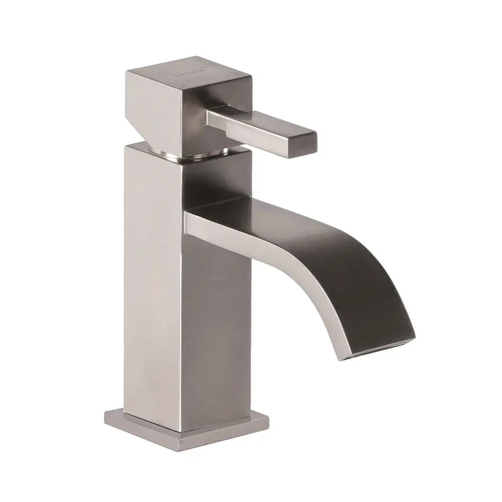 Lacava Kubista Deck-Mount Single-Hole Faucet Featuring Natural Water Flow by Lacava