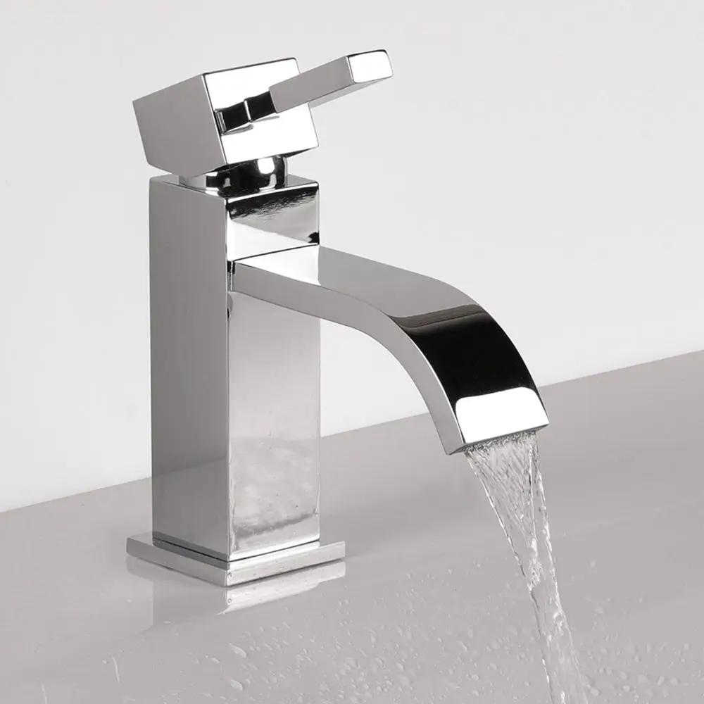 polished chrome faucet