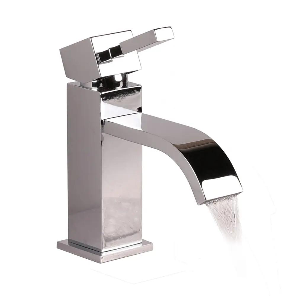 polished chrome faucet