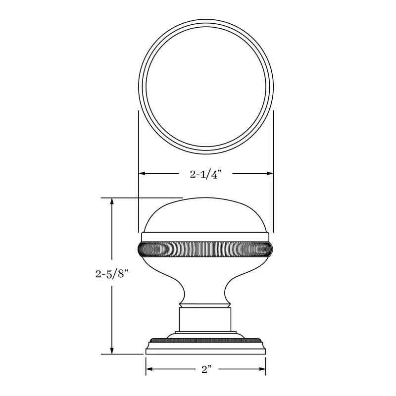 interior knob mortise set
