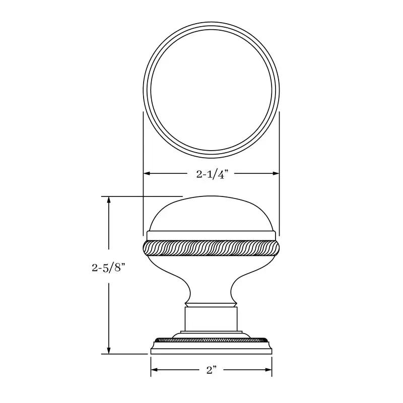 interior knob mortise set
