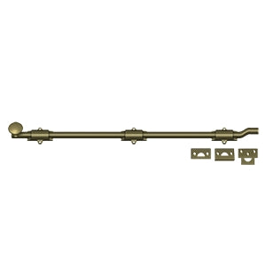 Deltana 26" Surface Bolt with Off-set by Deltana