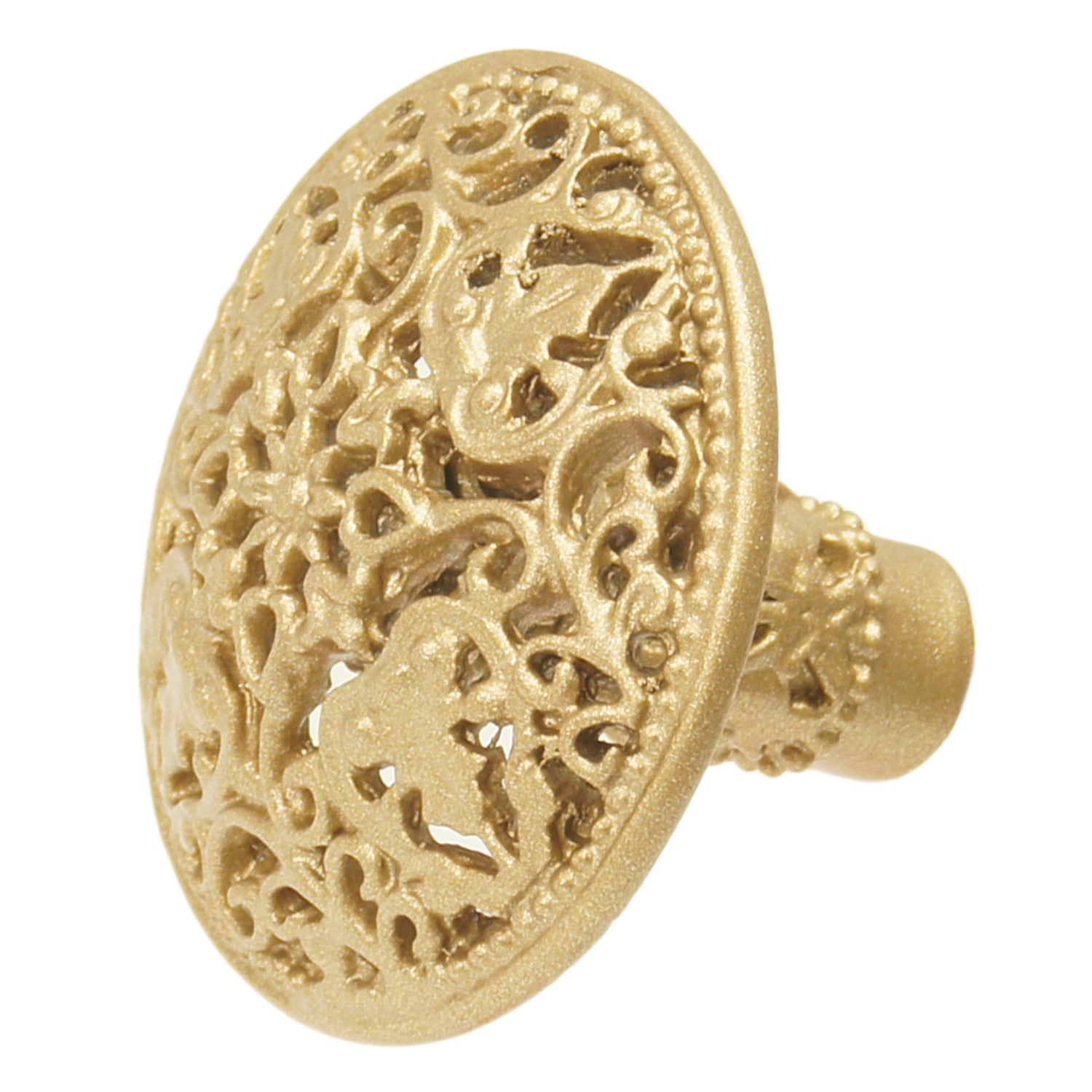 soft gold cabinet knob
