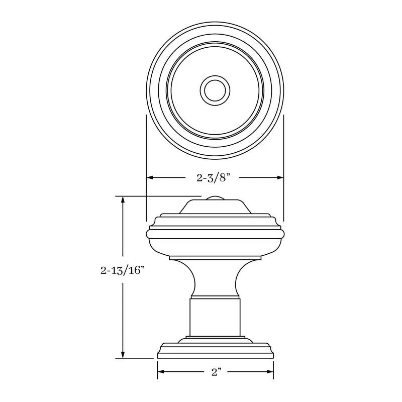 interior knob set