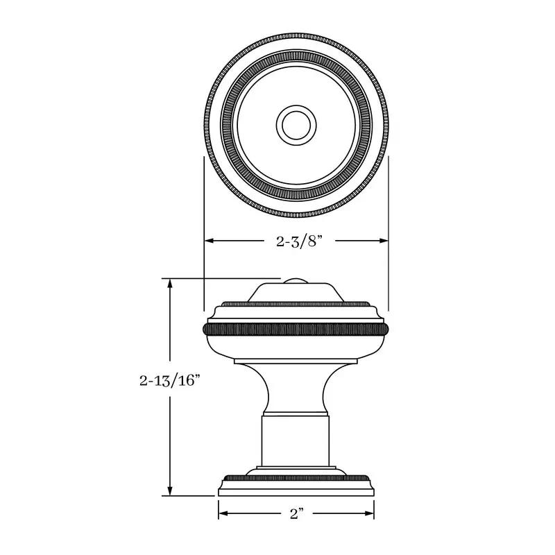 interior knob mortise set
