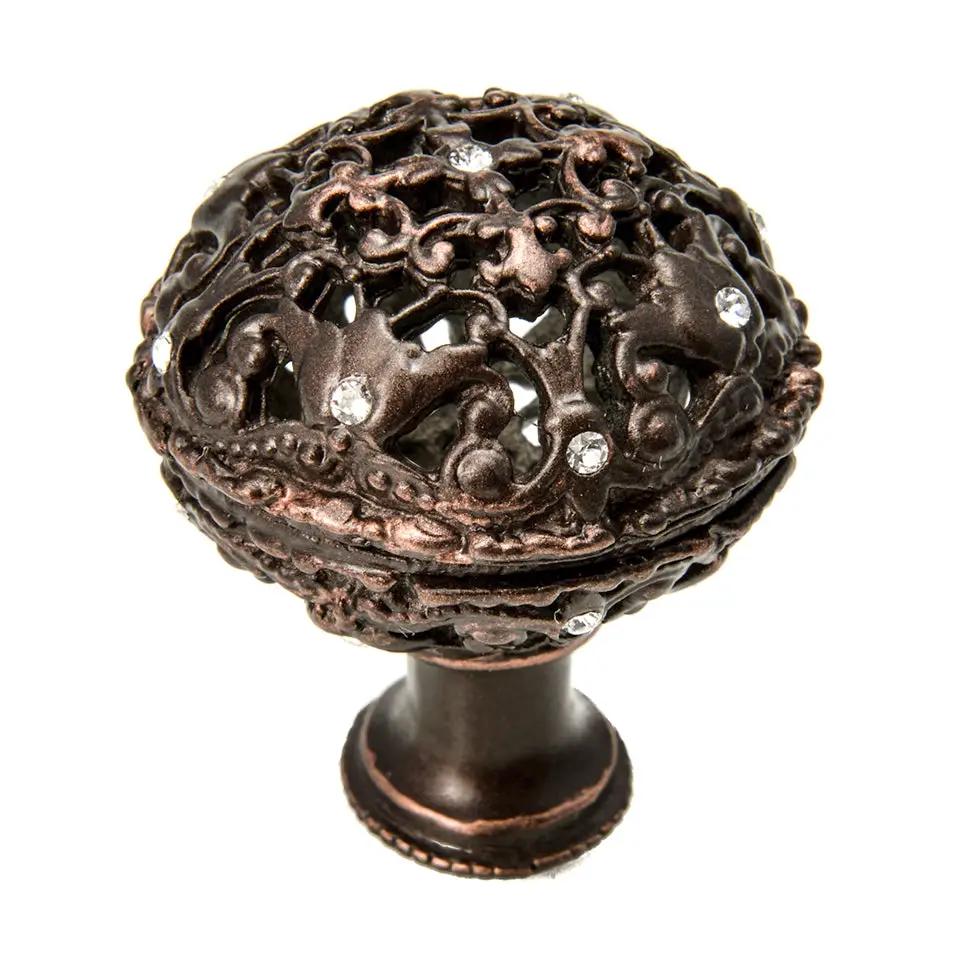 Carpe Diem Juliane Grace Large Knob Full Round - Decorated with Swarovski Crystals by Carpe Diem