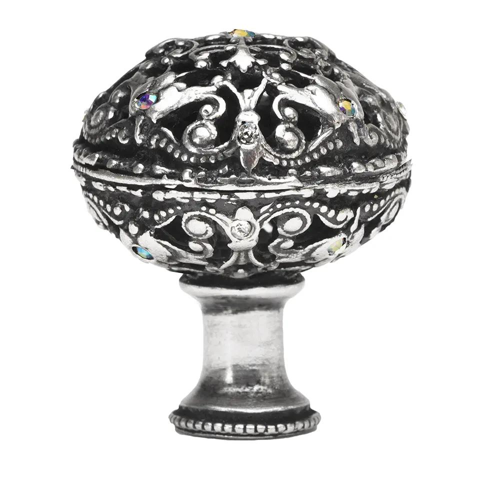 Carpe Diem Juliane Grace Large Knob Full Round - Decorated with Swarovski Crystals by Carpe Diem