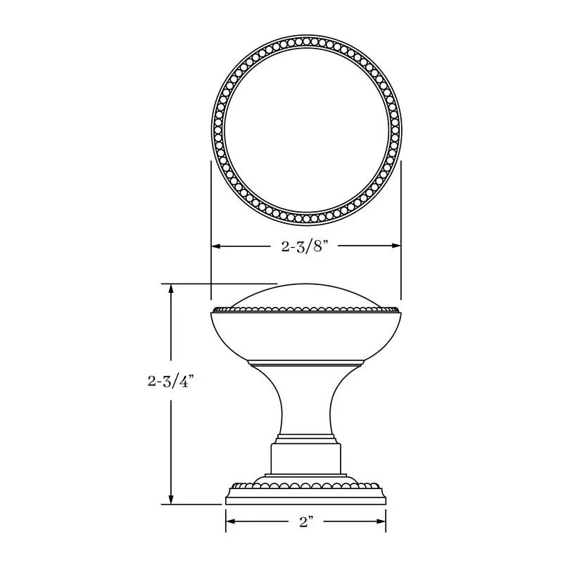 interior knob mortise set