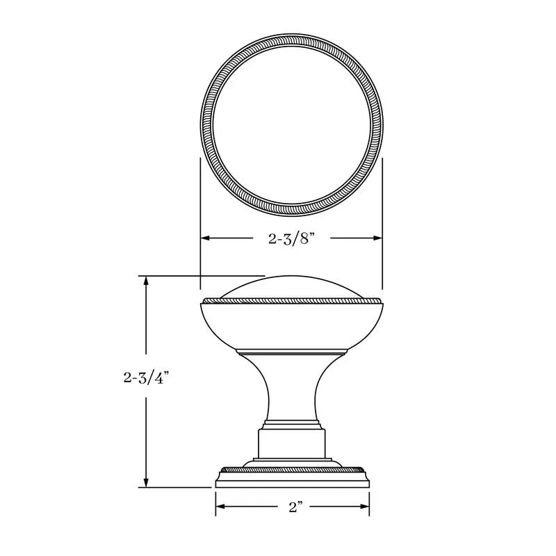 interior knob mortise set