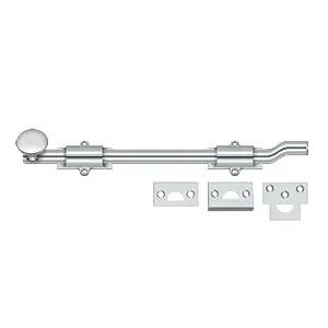 polished chrome surface bolt
