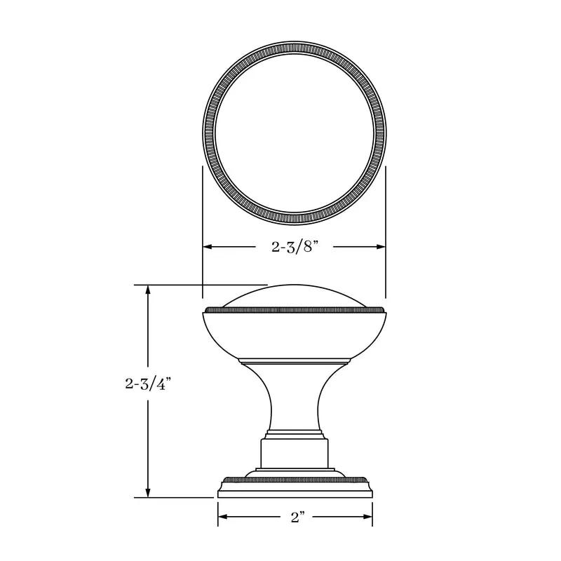 interior knob mortise set