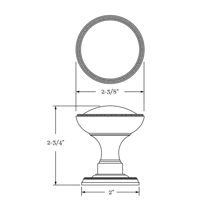 interior knob mortise set