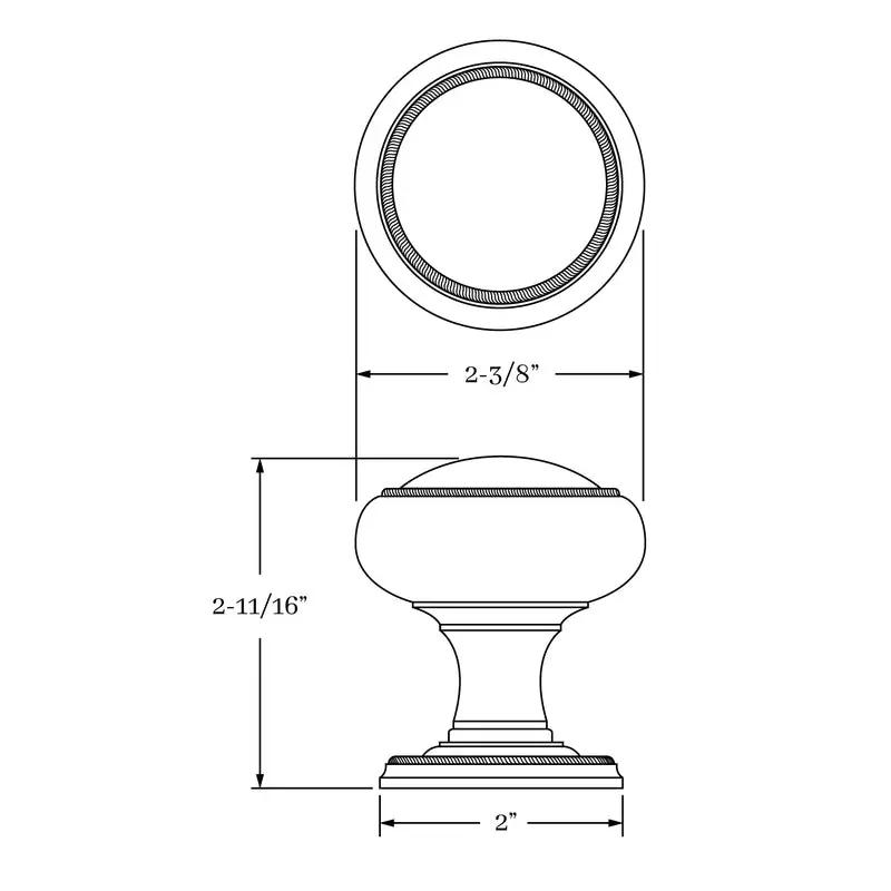 interior knob set