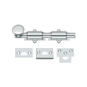polished chrome surface bolt