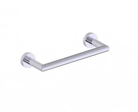 polished chrome towel bar