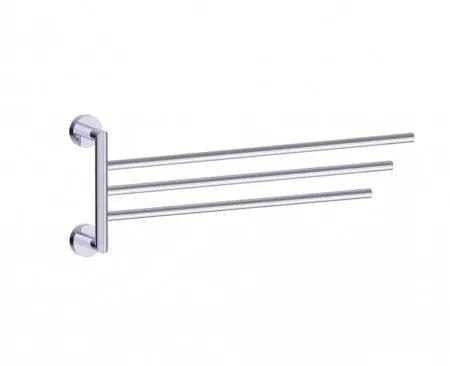 polished chrome towel bar