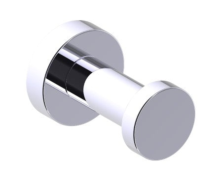 polished chrome robe hook