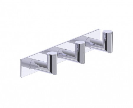 polished chrome robe hook