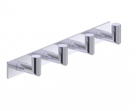 polished chrome robe hook